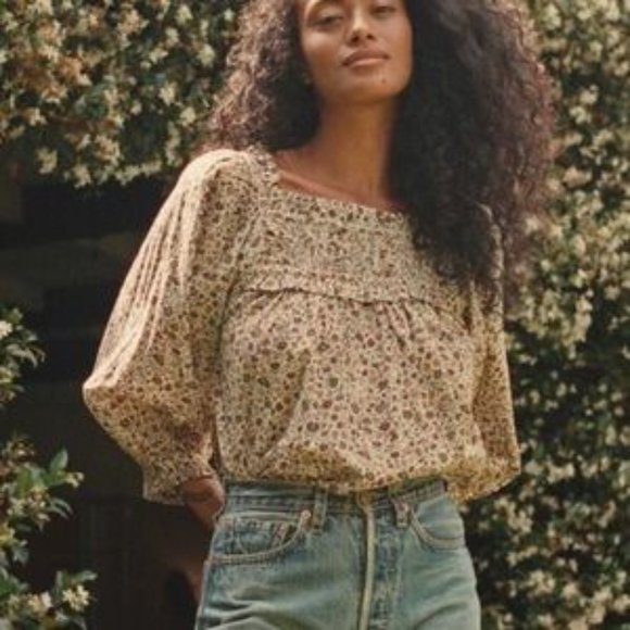 Doen Tops - Doen Agotha Top in Tana Lawn Liberty size M